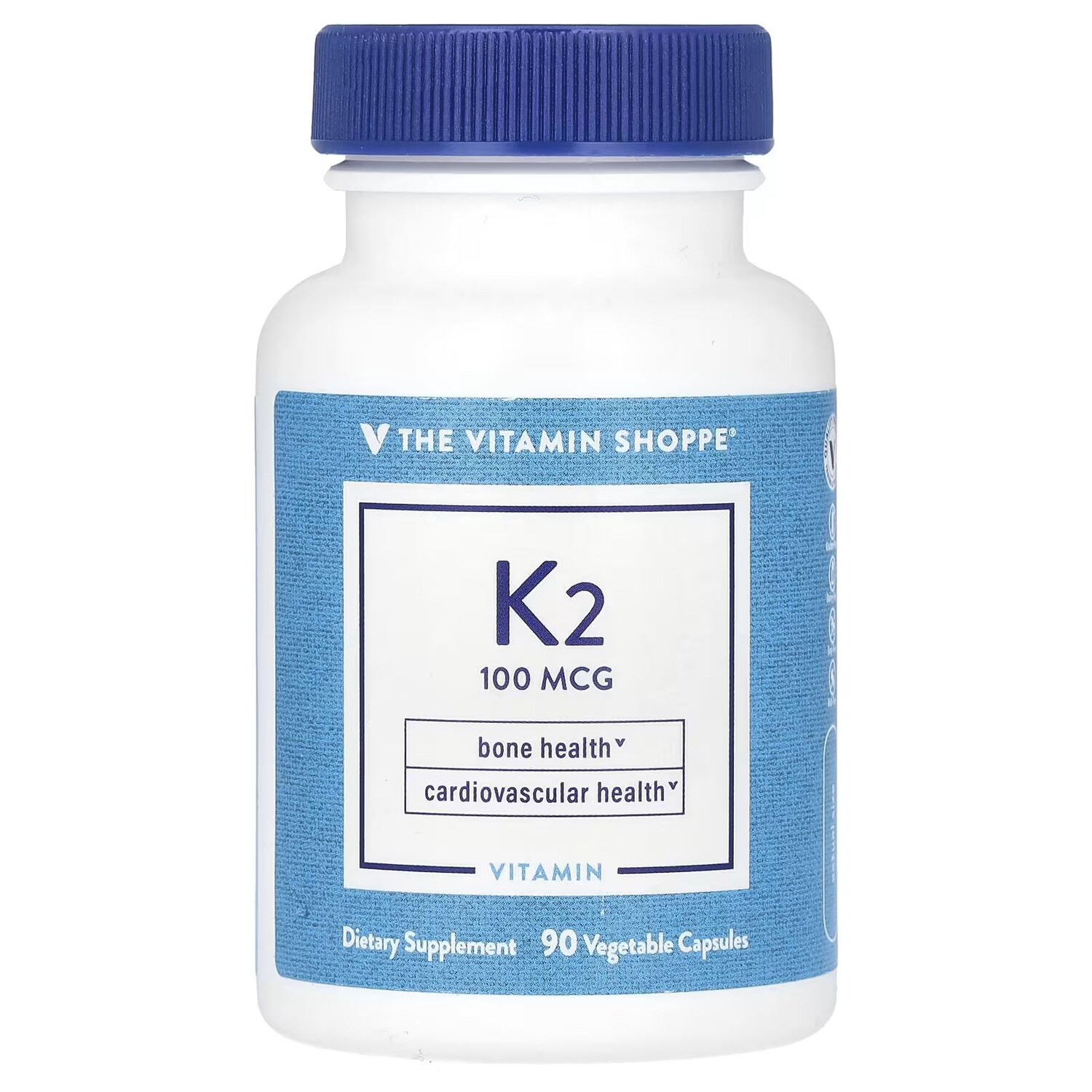 

Витамин К2, 100 мкг, 90 растительных капсул The Vitamin Shoppe