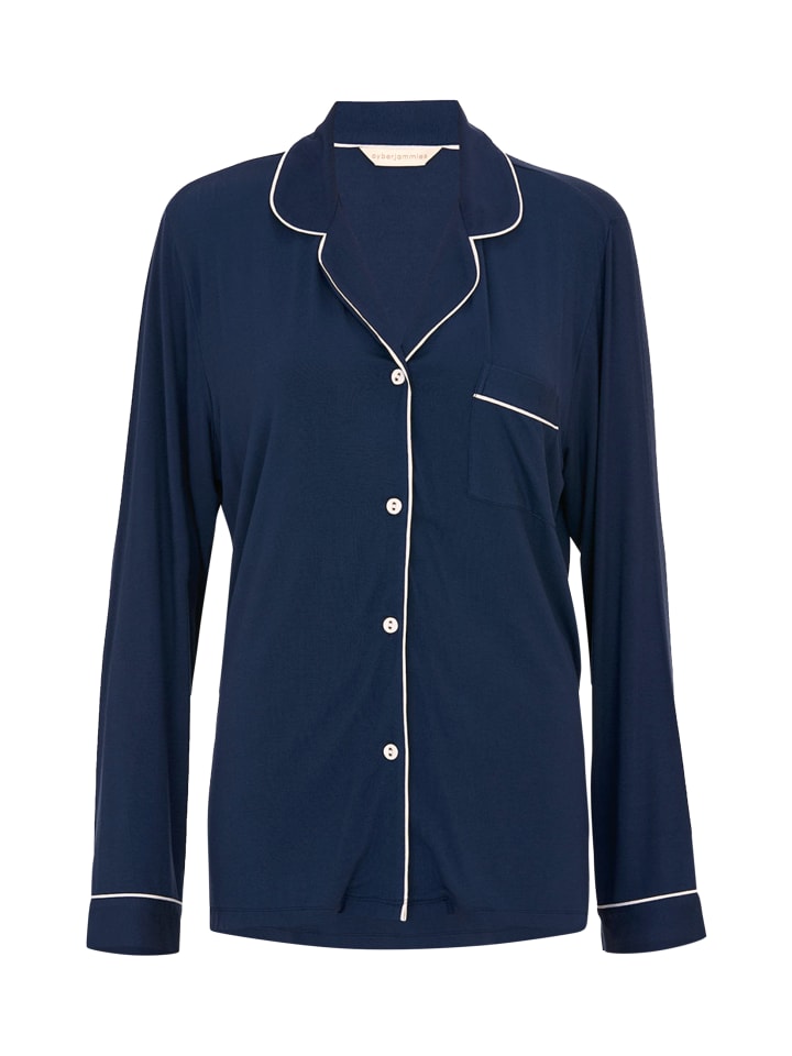 

Cyberjammies Пижамный топ Marina для дома, темно-синий