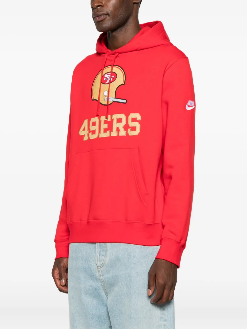 Худи с нашивкой-логотипом San Francisco 49ers (коллаборация с NFL) Nike, красный — фото 3