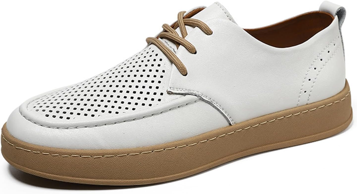 

Мужские кроссовки Abborora, повседневная мода, официальная деловая обувь, кожаные слипоны, лоферы, туфли, белый