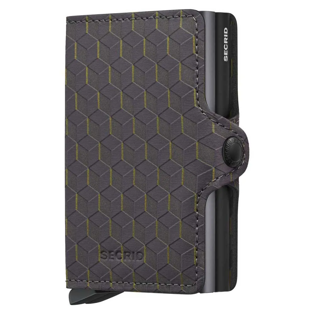 

Кошелек Secrid Twinwallet Optical leather, серый