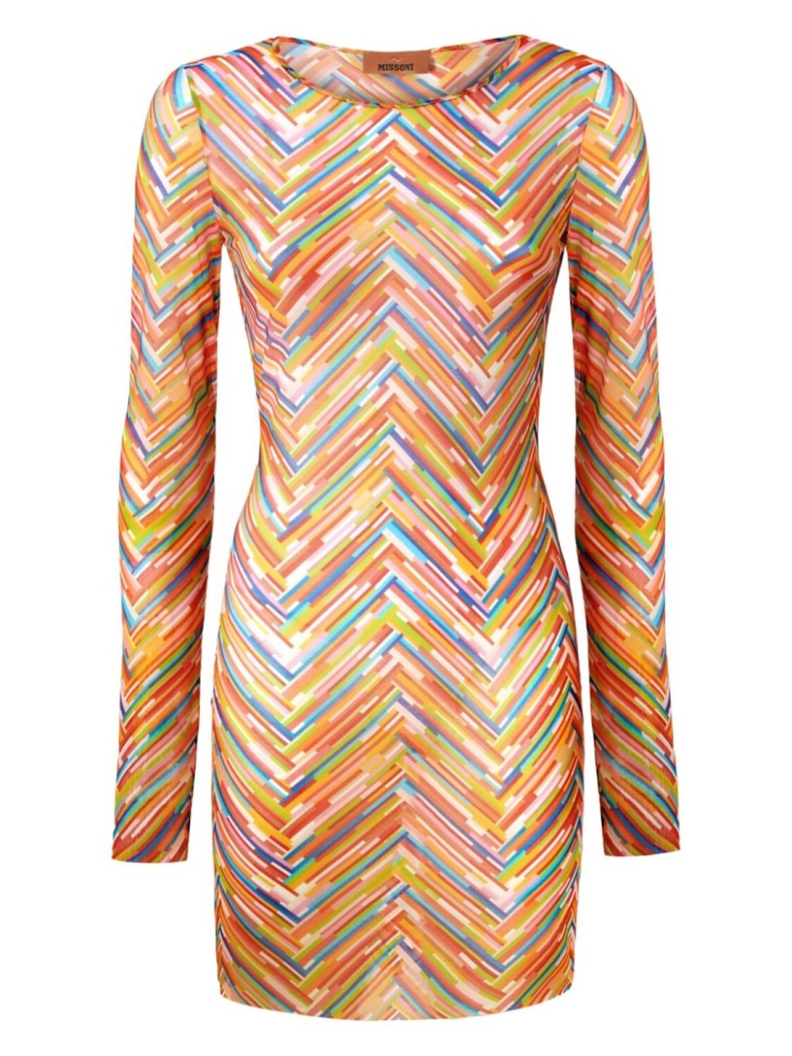 

Мини-платье с принтом Missoni, оранжевый