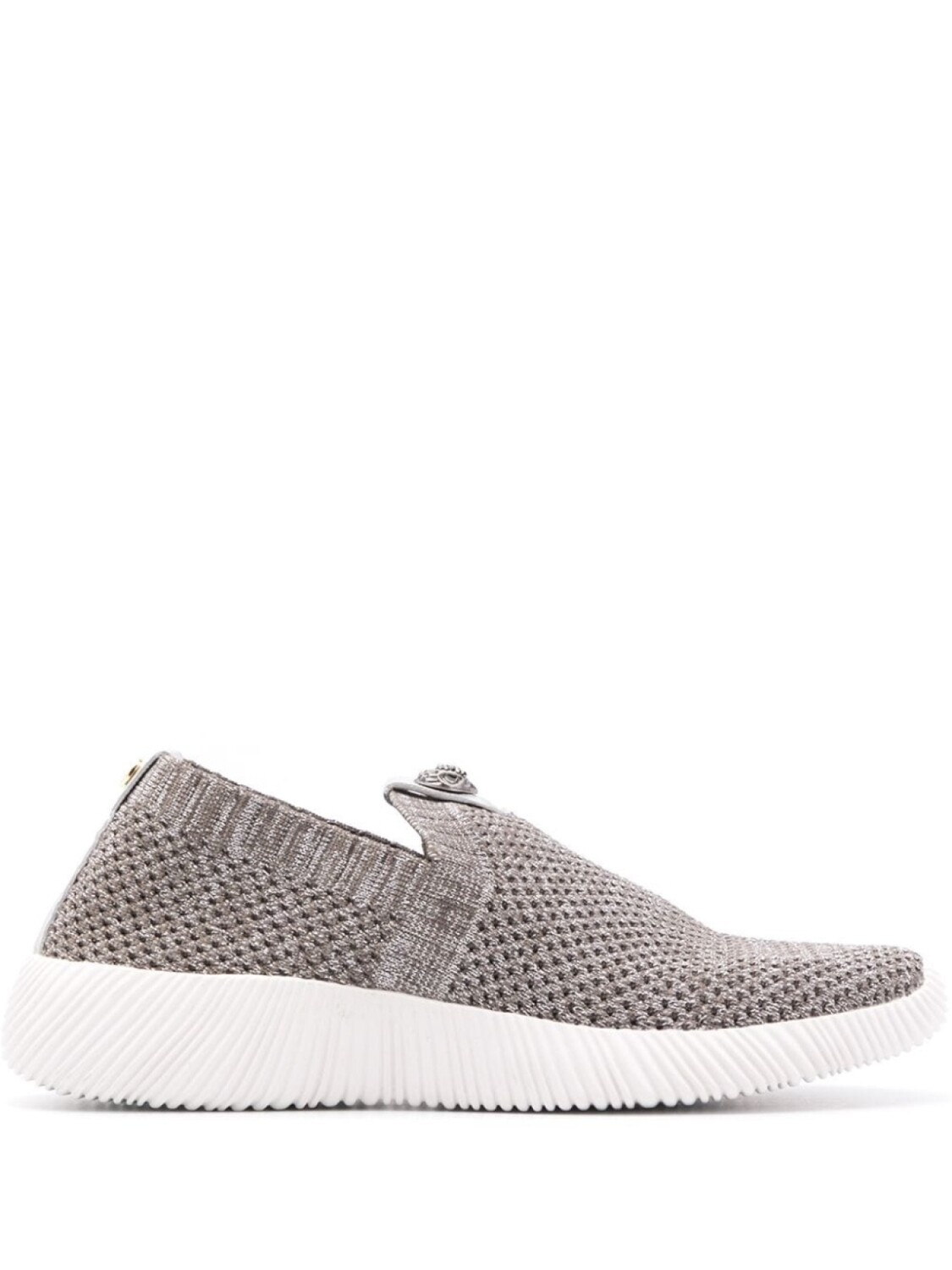 

Kurt Geiger London кроссовки-слипоны Lorna с эффектом металлик, серый