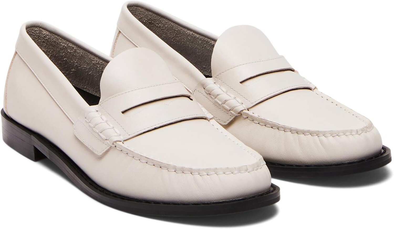 Лоферы Steve Madden Kingston, цвет White Leather