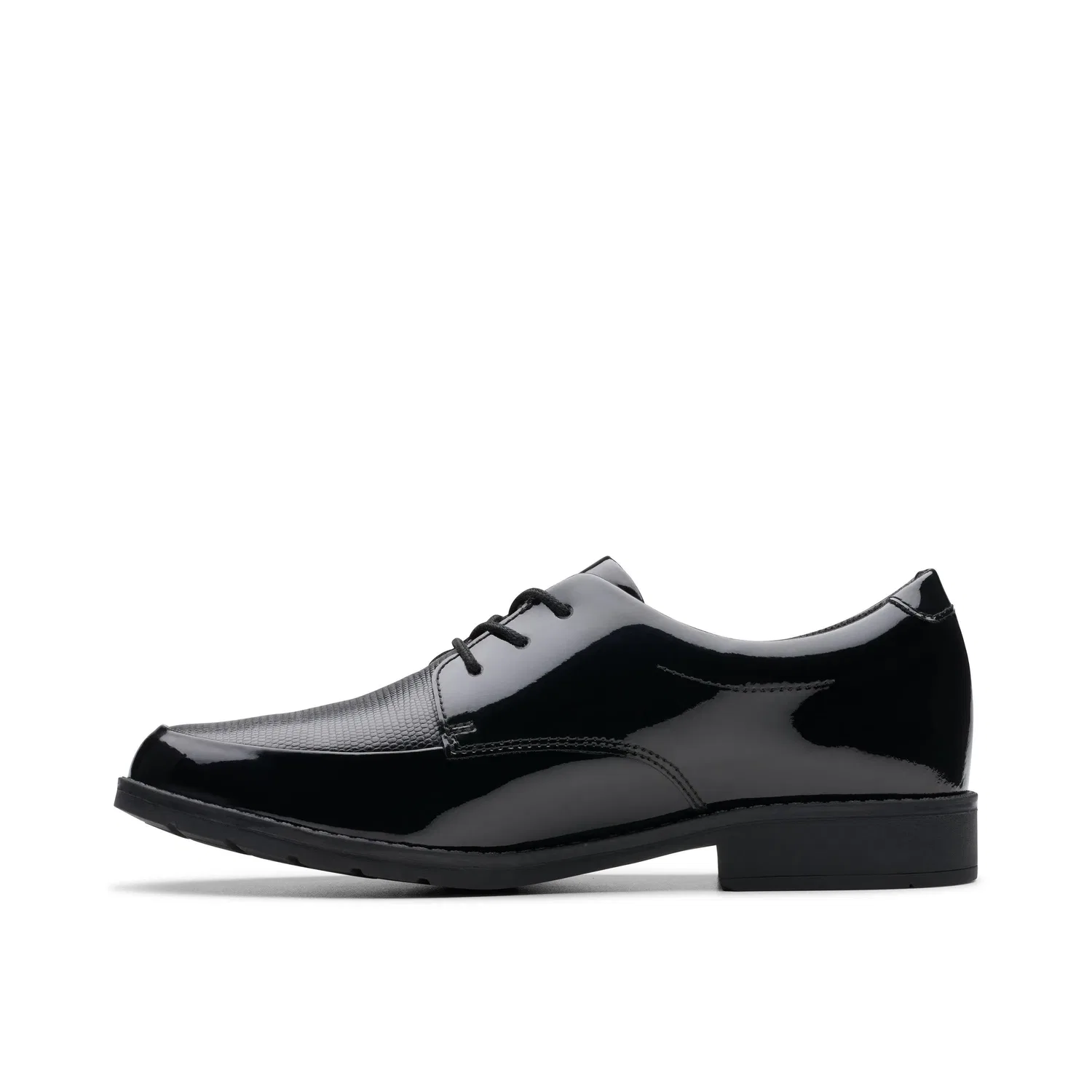 Туфли Clarks Aubrie Dress кожаные черные для девочек — фото 2