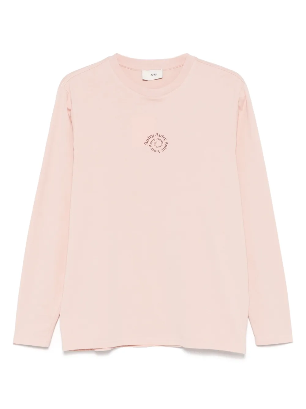 

Хлопковая футболка Autry, розовый