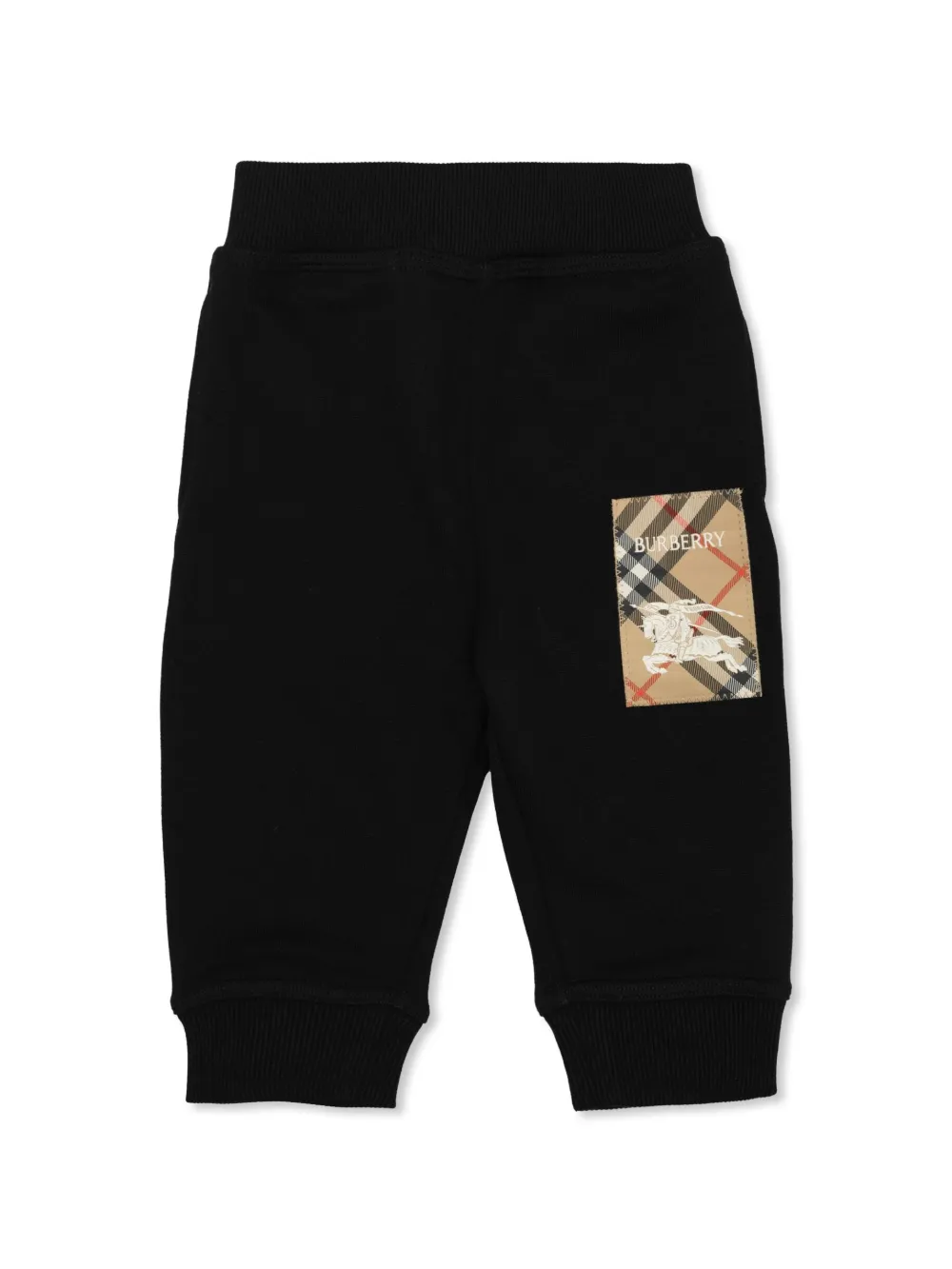

Спортивные брюки с отделкой Vintage Check BURBERRY KIDS, черный