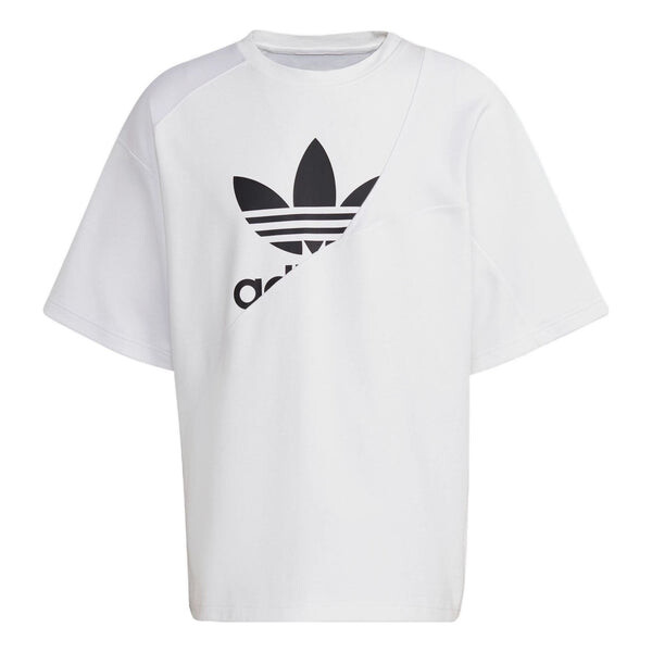 

Футболка Men's adidas originals Bld Tricot In T Logo Sports Splicing Short Sleeve White T-Shirt, мультиколор