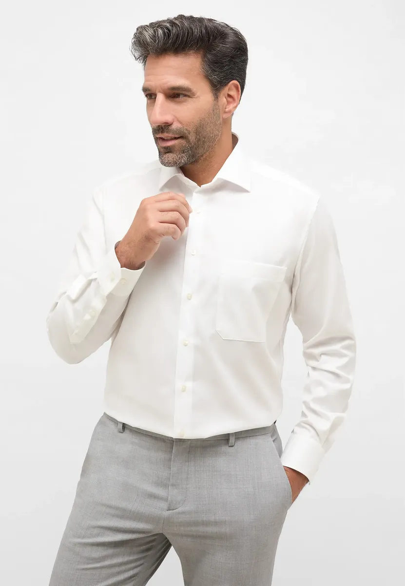 

Рубашка Eterna с длинными рукавами "COMFORT FIT", бежевый
