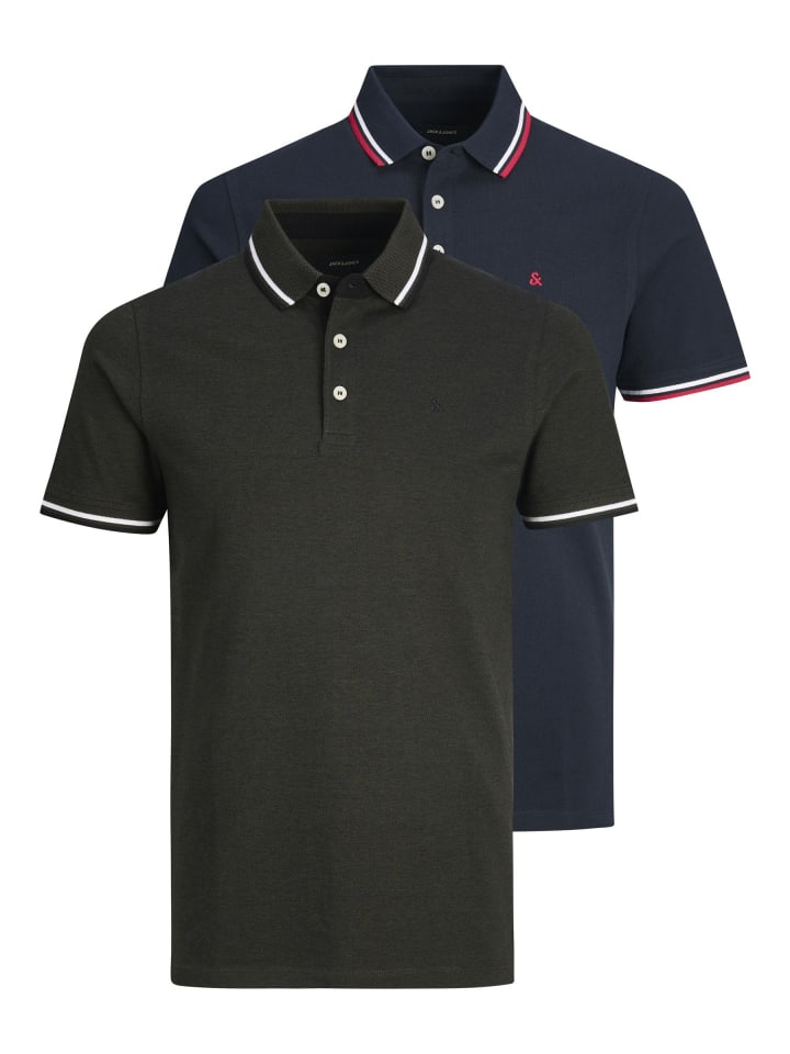 

Рубашка-поло Jack & Jones, темно-синий