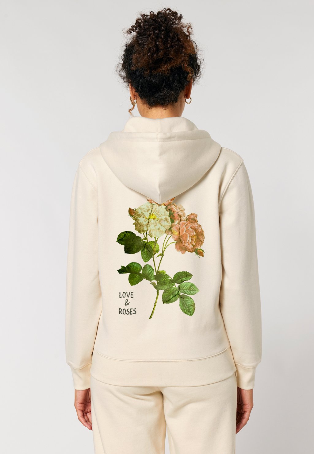 

Толстовка на молнии ROSES UNISEX ZIPPED Mira Paris, слоновая кость