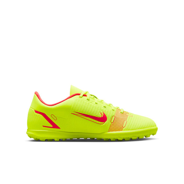 Кроссовки jr mercurial vapor 14 club tf turf k soccer shoes yellow Nike, желтый — фото 2