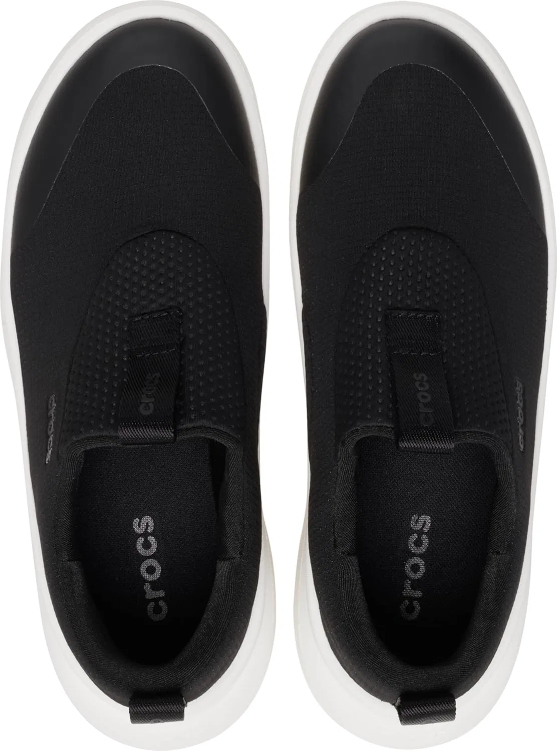 Кроксы Mellow Ease Crocs, Black White — фото 4