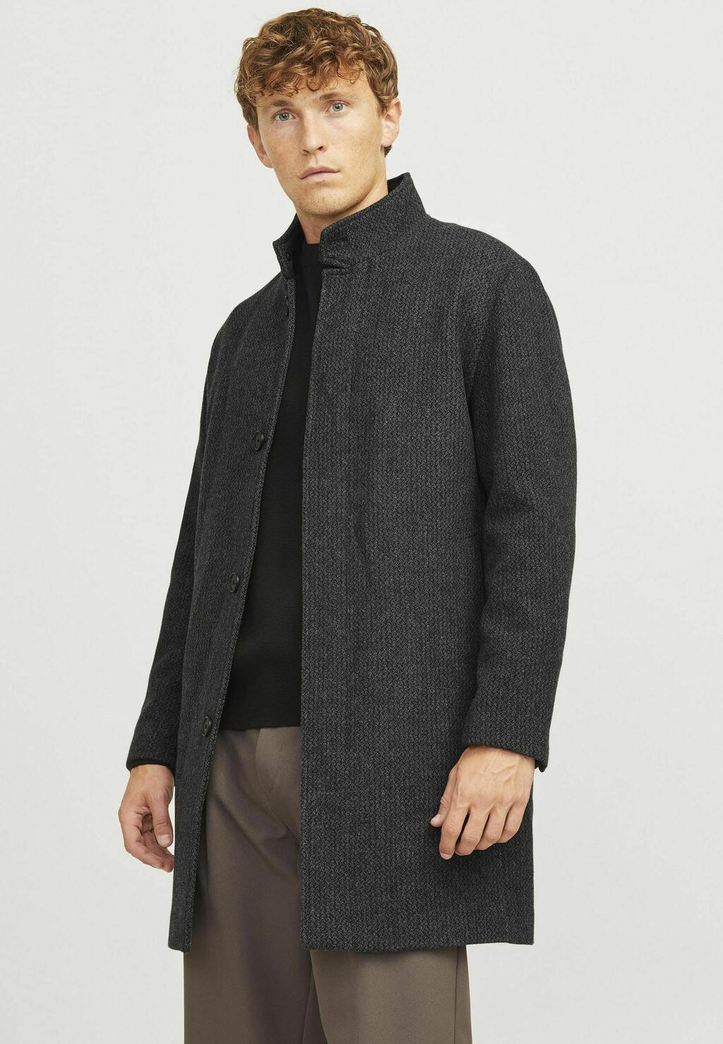 

Короткое пальто Jack & Jones PREMIUM, цвет Mottled Black