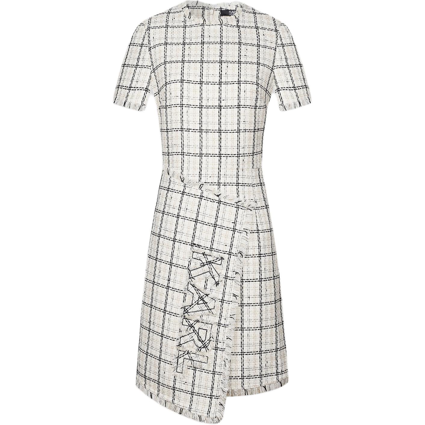 

KARL LAGERFELD / Karl Lagerfeld Jeans Платье с коротким рукавом KARL LAGERFELD черно-белое