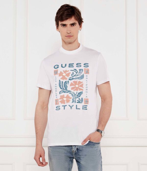 

Футболки Regular fit Guess Jeans, белый