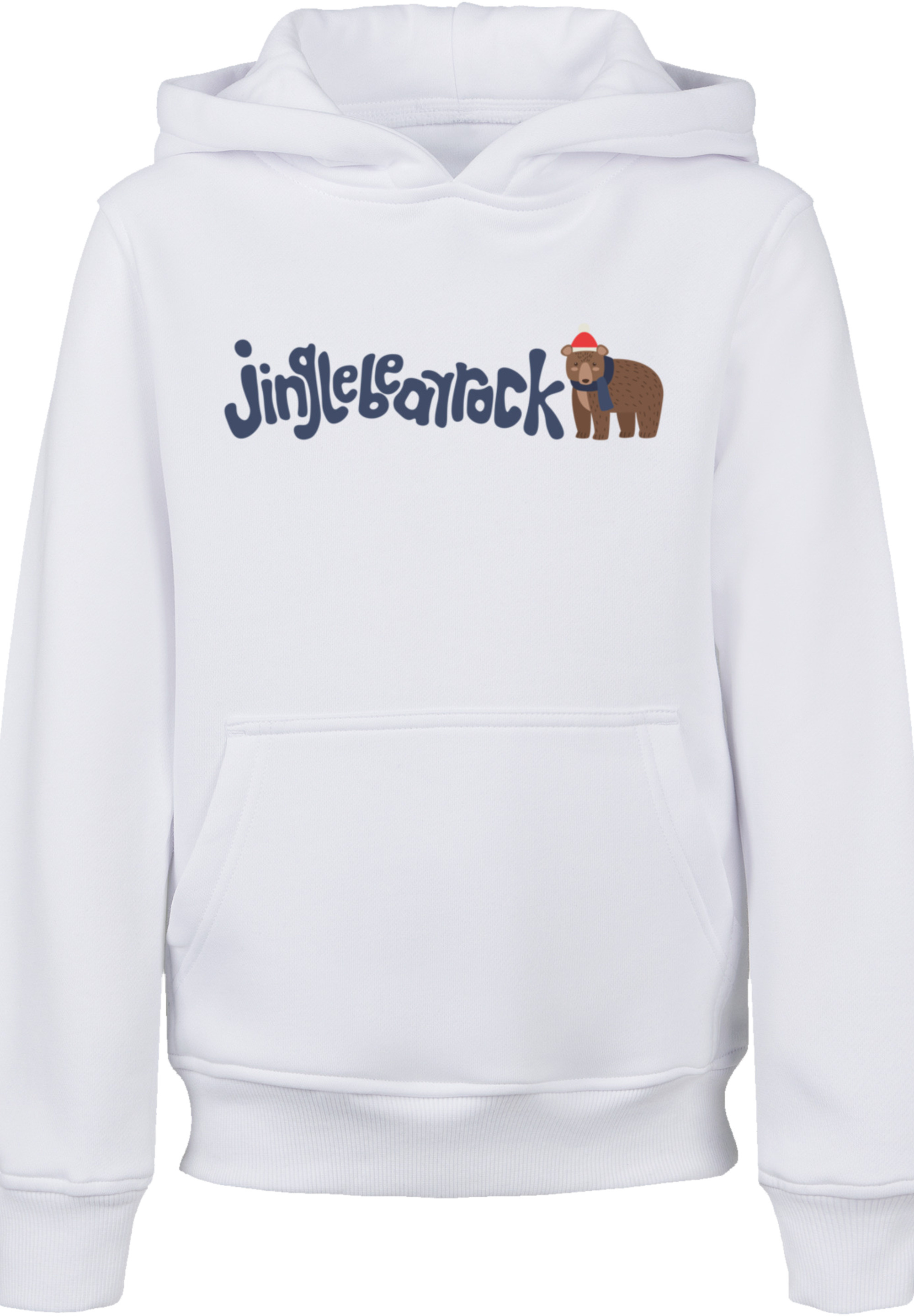 

Пуловер F4NT4STIC Hoodie Christmas Jingle Bear Rock, белый