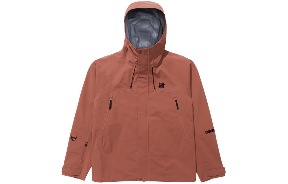 

UNDEFEATED Куртка с капюшоном и карманом-молнией, Terracotta