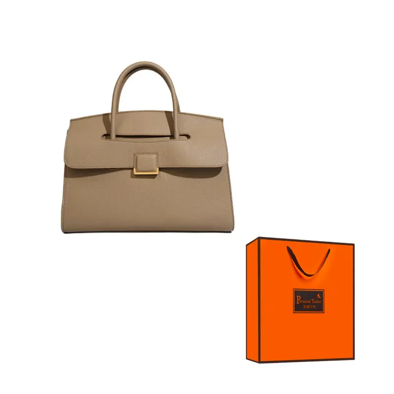 

PAYOT Настоящая кожаная женская сумка слоновая серая оранжевая черная светло-серая, Elephant Gray