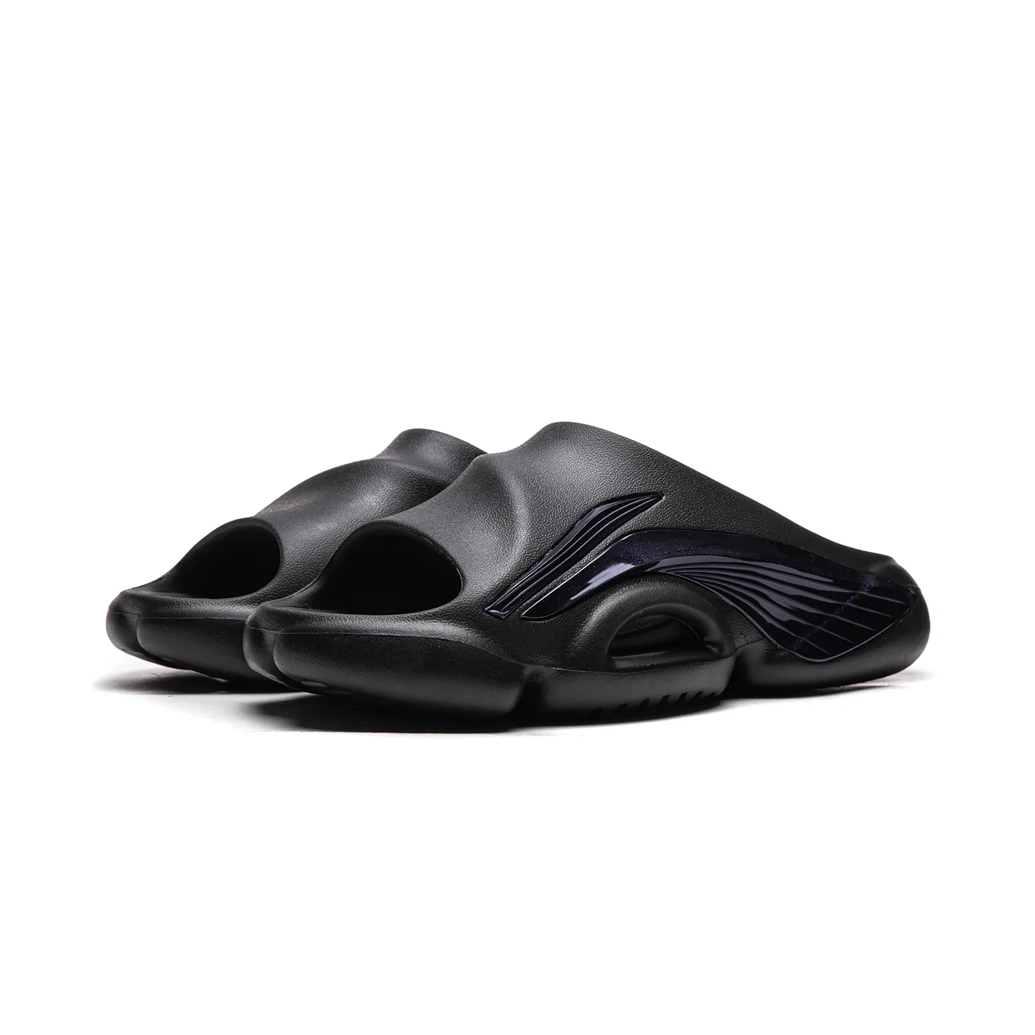 Li-Ning Slide Slippers мужские Black — фото 4