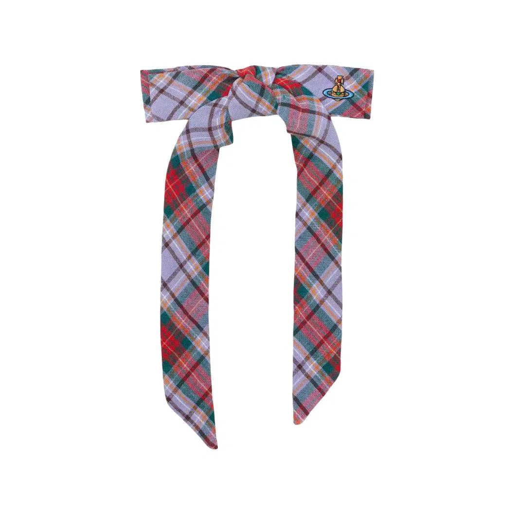 Заколка для волос с тартаном и орбом Vivienne Westwood