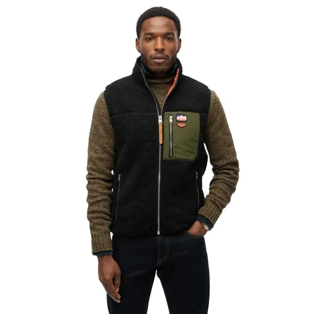 

Жилет Superdry Vintage Retro, черный