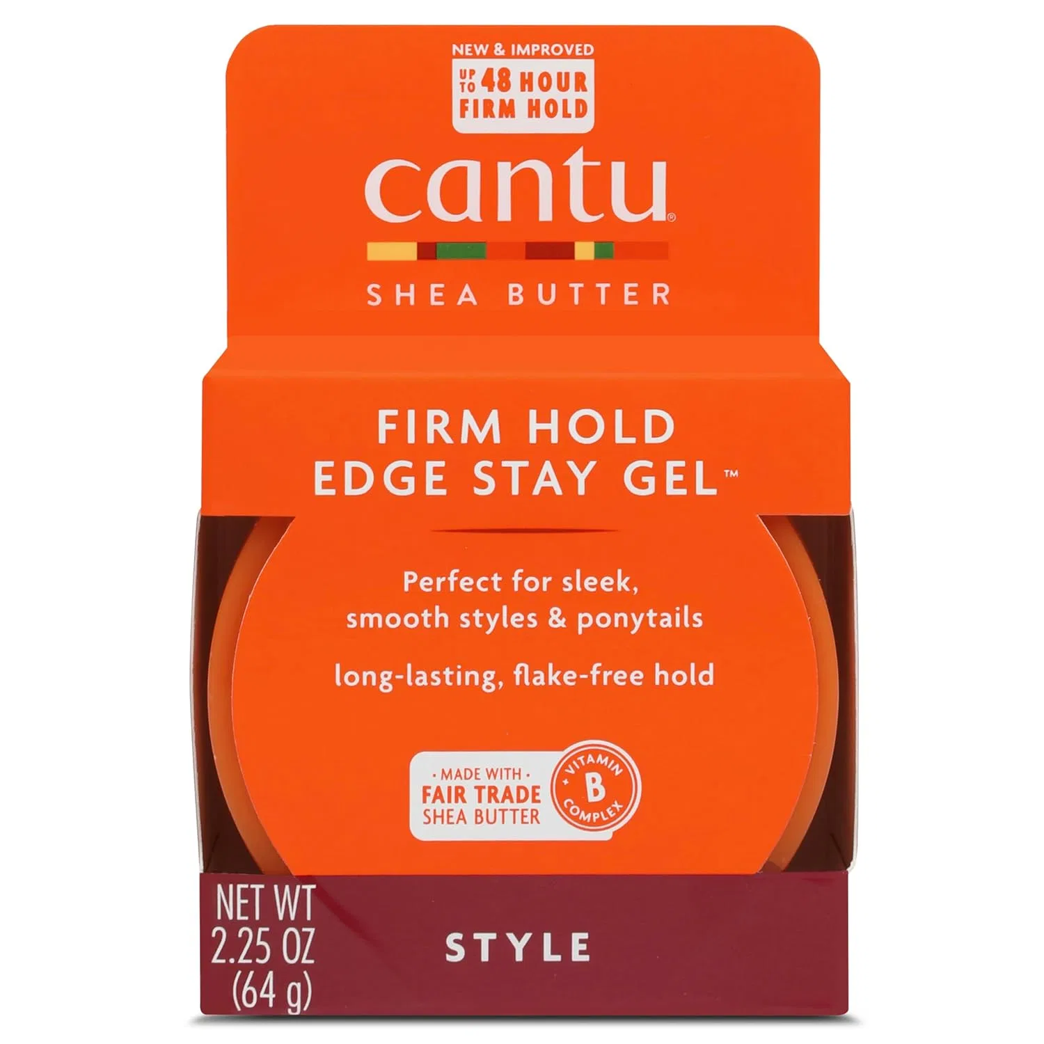 Гель для волос CANTU Shea Butter для натуральных волос, экстрасильная фиксация Cantu