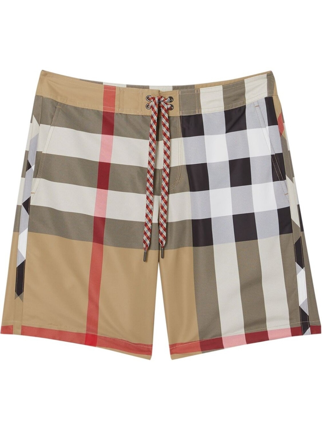 

Плавки-шорты в клетку Exploded Check Burberry, нейтральный цвет