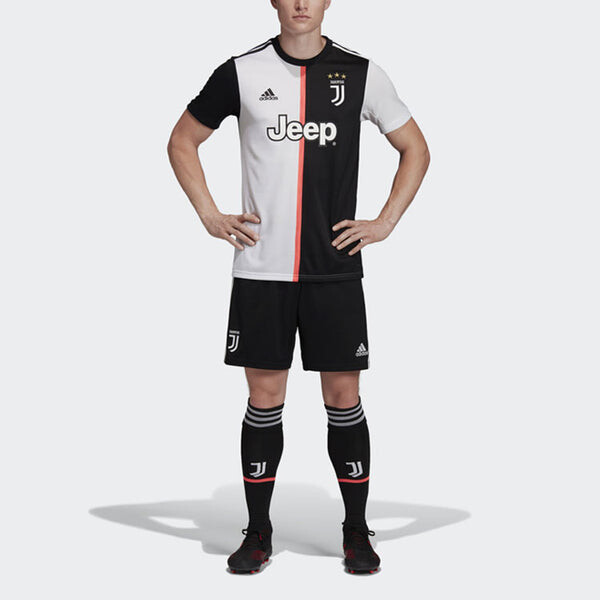 Футболка adidas Juve H Jsy Juventus Home Sports Soccer/Football tournament Jersey Short Sleeve Colorblock, цвет colorblock — фото 3