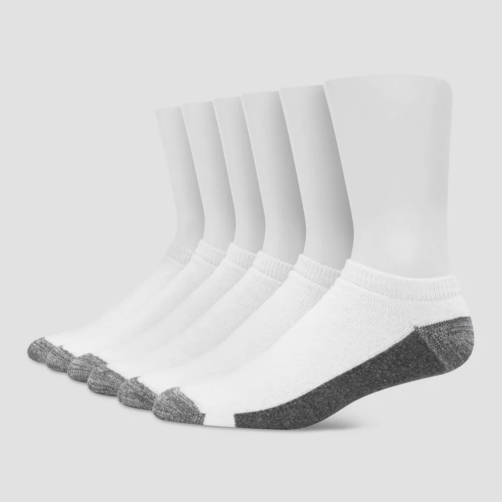 

Носки Hanes Premium Men's X-Temp Ultra Cushion Low Cut, 6 пар, цвет White