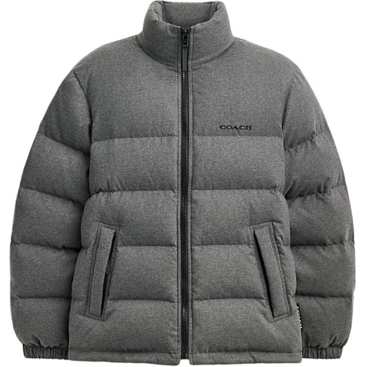 

COACH Мужская куртка-пуховик FW24, темно-лаймово-серый