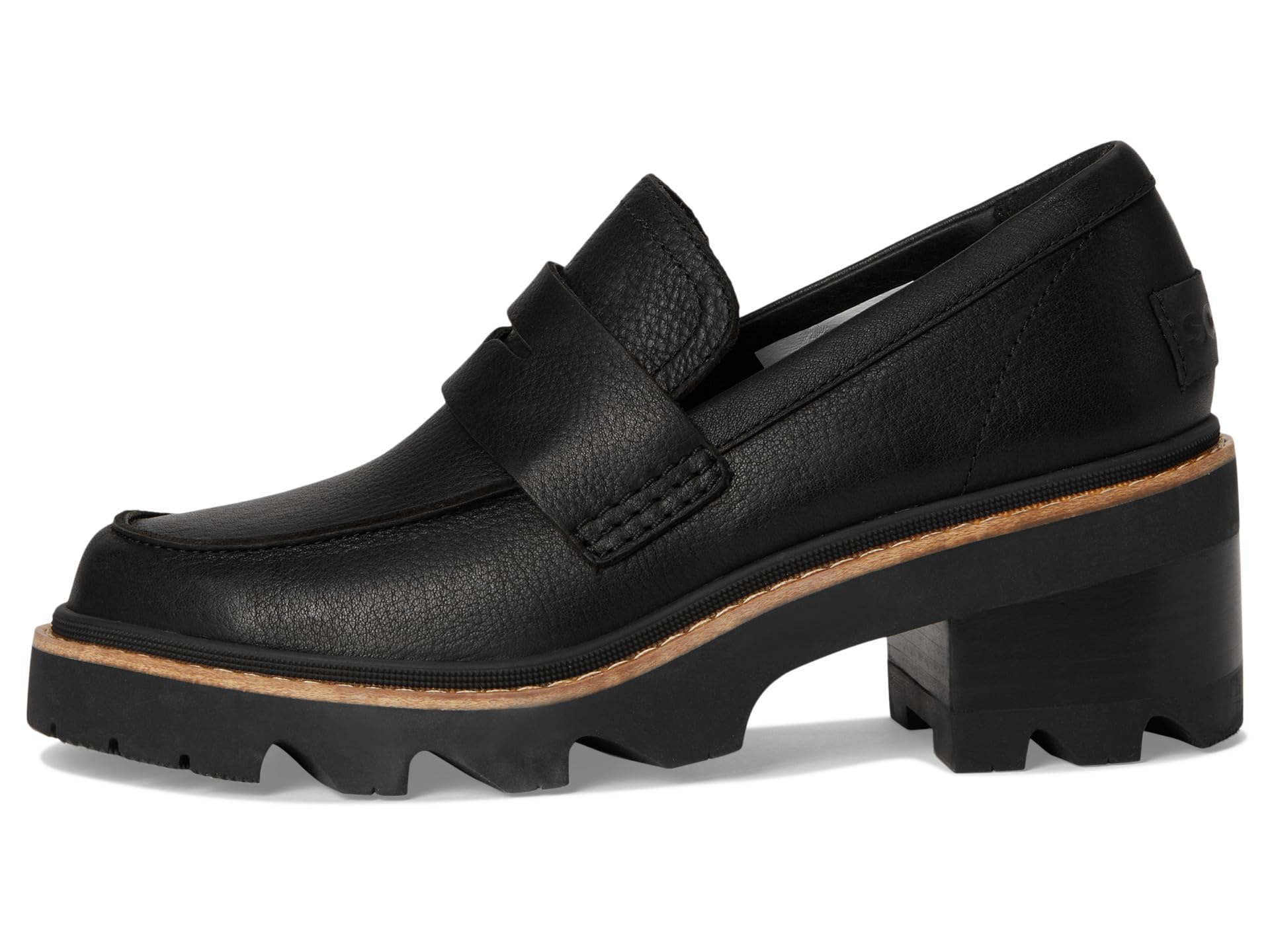 Лоферы SOREL Joan Now City Loafer, цвет Black/Sea Salt — фото 4
