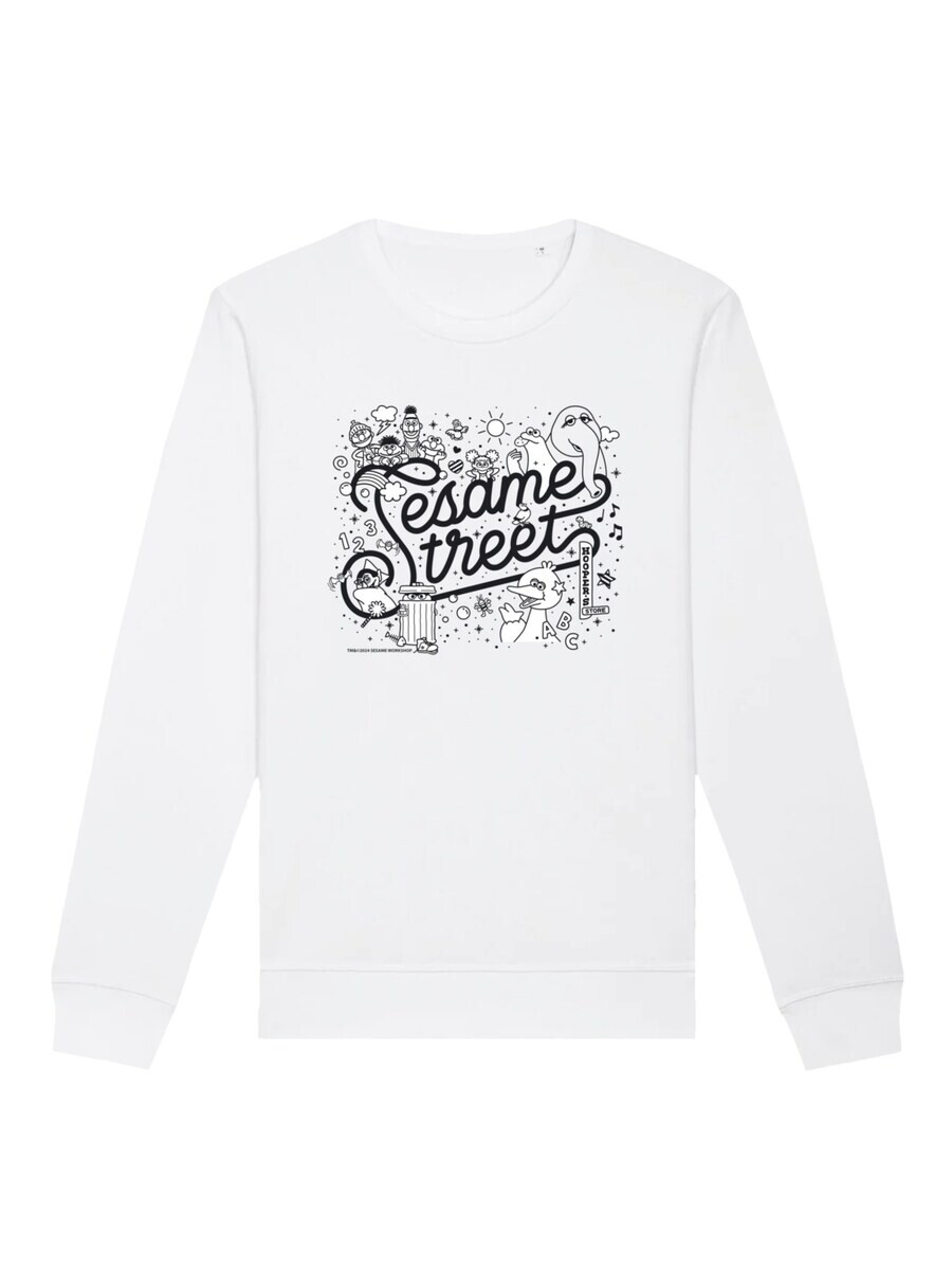 

Свитер F4NT4STIC Sweatshirt Sesamstraße, белый