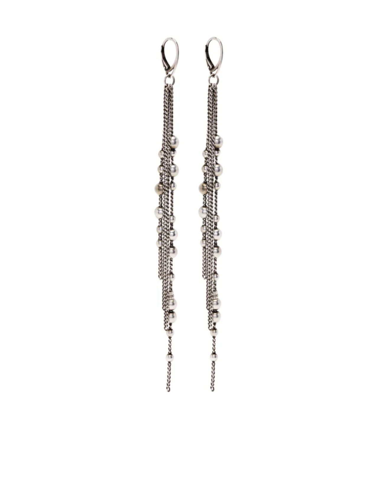 

Ann Demeulemeester серьги с кисточками, серебряный