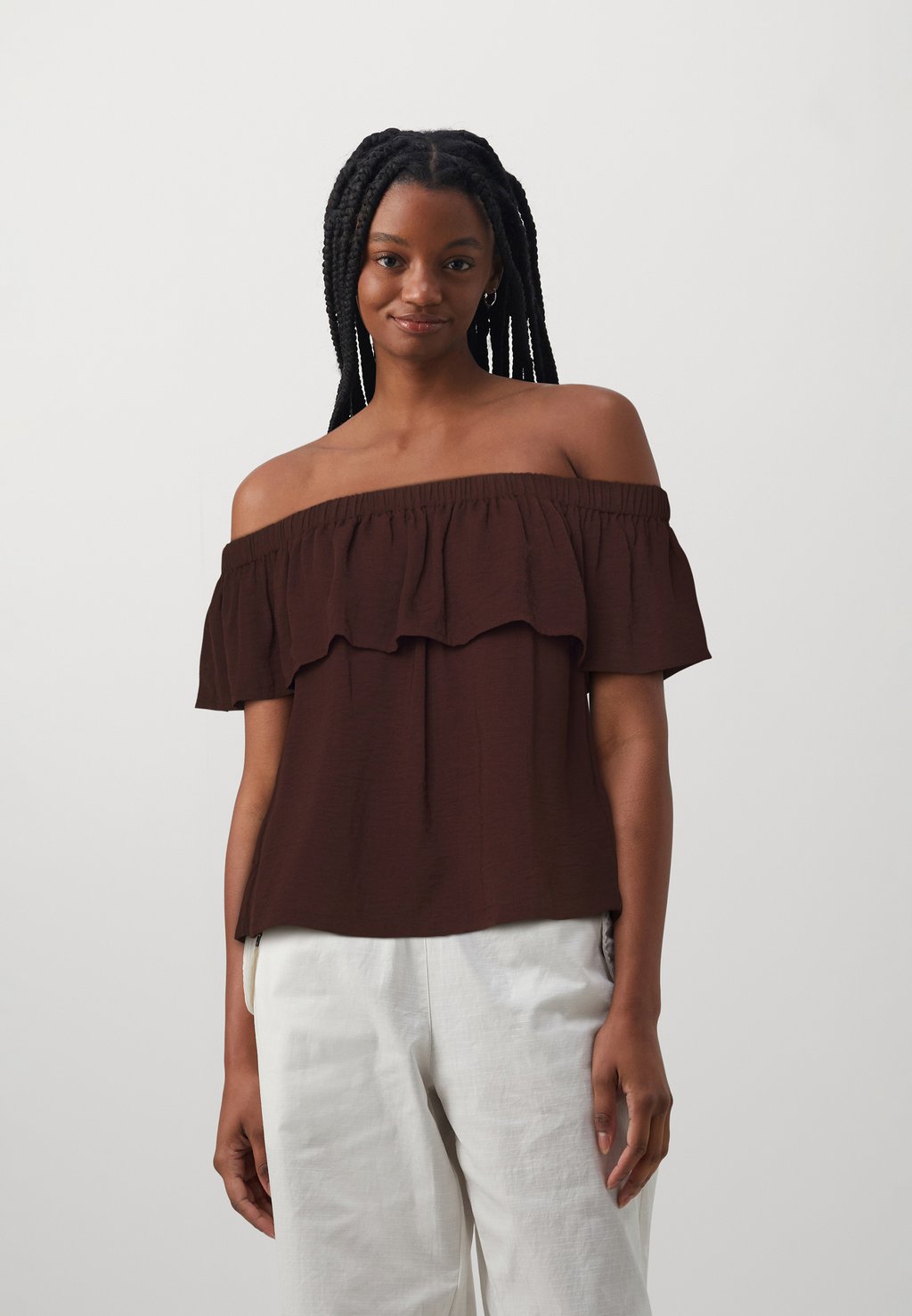 

Блейзер JDY JDY DIVYA OFF SHOULDER, цвет fudge