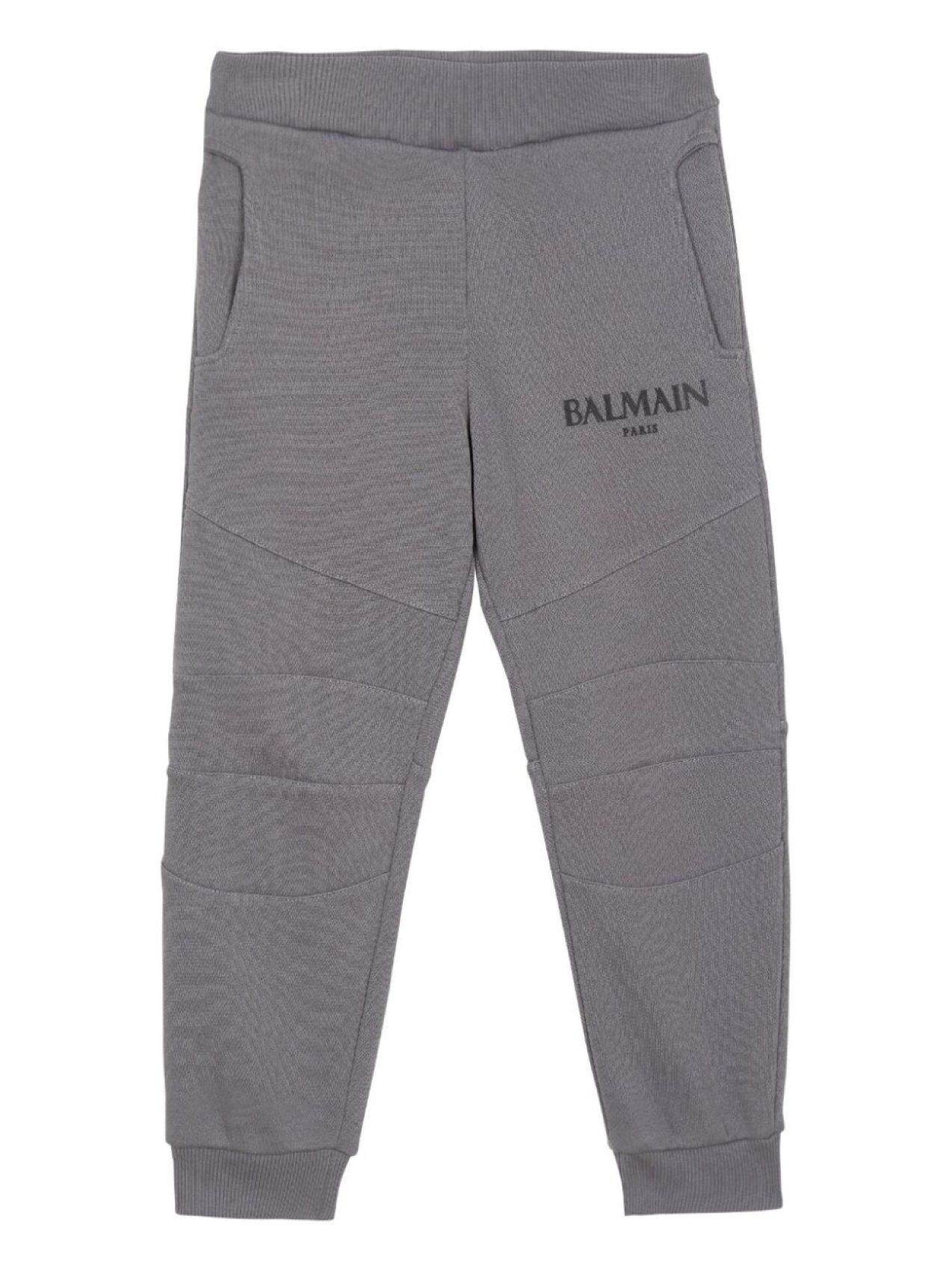 

Balmain Kids спортивные брюки с логотипом, серый