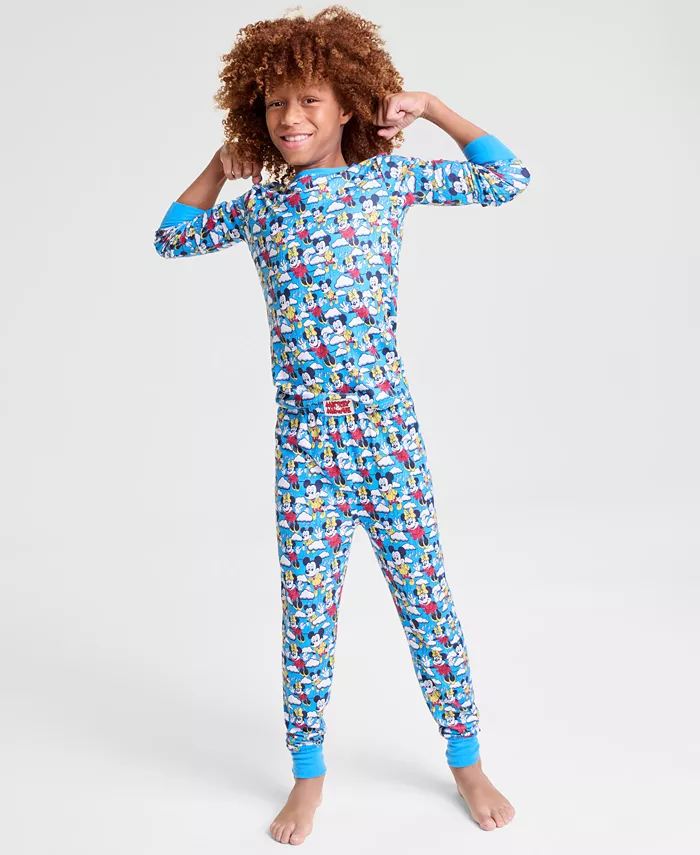 

Детский вязаный комплект пижамы с Микки Маус и Минни Маус в виде воздушных шаров, для детей 5-14 лет Disney | Macy'S