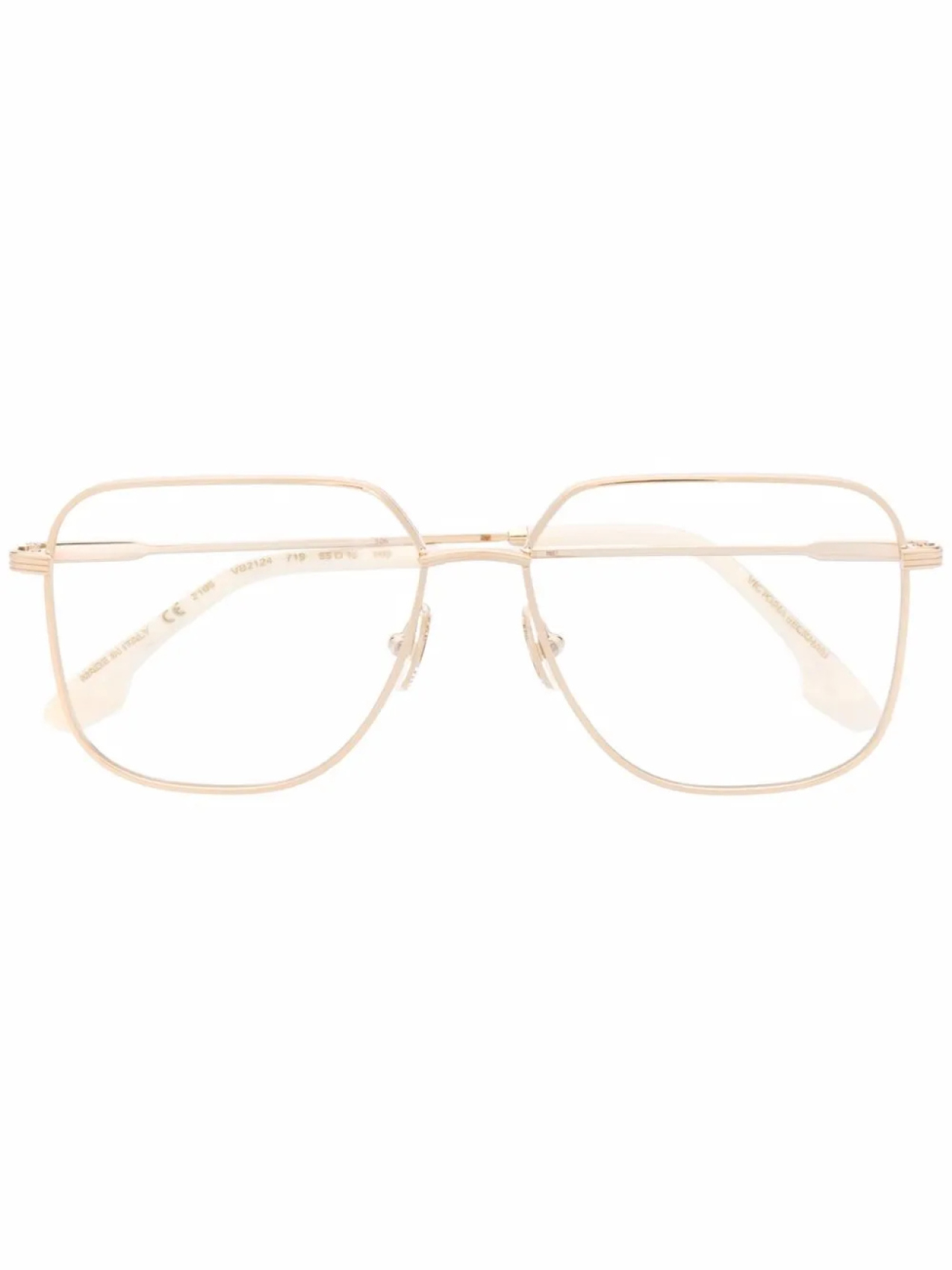 

Victoria Beckham Eyewear очки в квадратной оправе, золотой