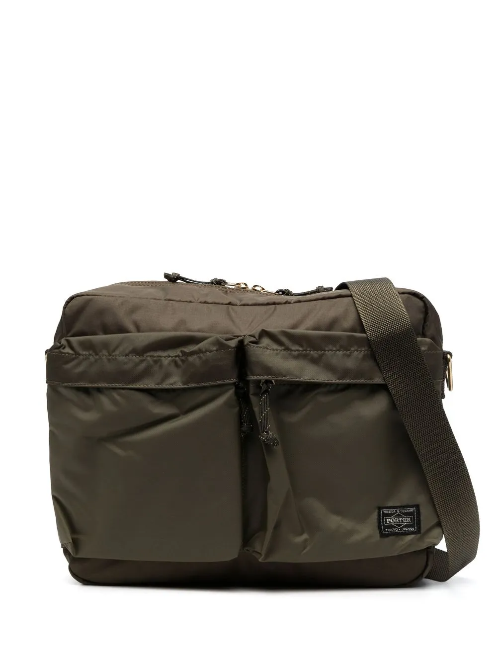 

Сумка на плечо с нашивкой-логотипом Porter-Yoshida & Co., зеленый
