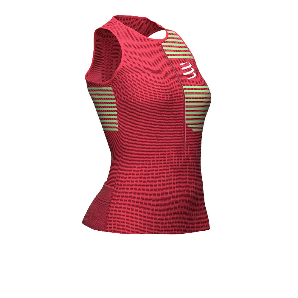 

Спортивный топ Compressport Triathlon Postural Tank, розовый