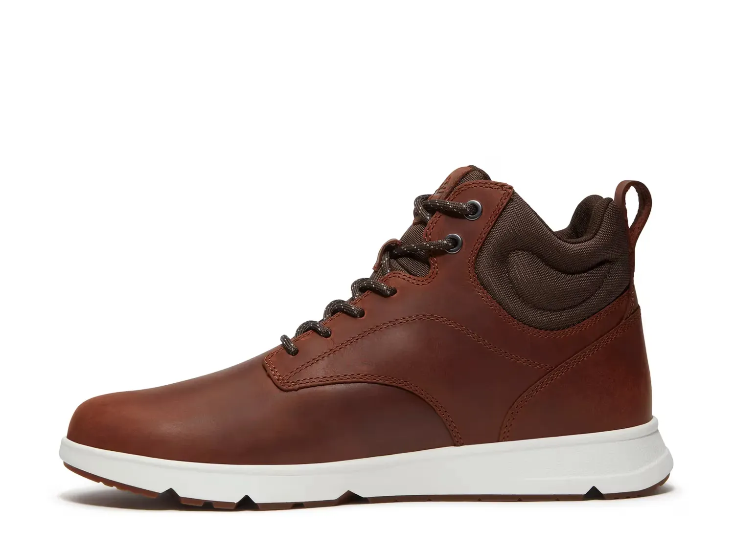Мужские ботинки Timberland Parker Street кожаные с круглым носком, коричневый — фото 2