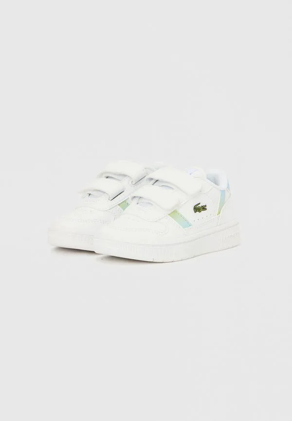 Кроссовки унисекс с т-образным зажимом Lacoste, White/Light Green — фото 2
