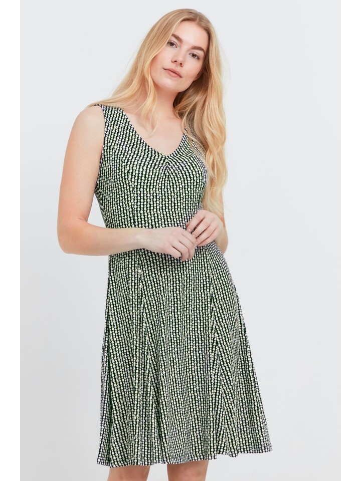 

Короткое платье Fransa Jerseykleid FRAMDOT 3 Dress - 20609229 Sommerkleid mit Print, синий