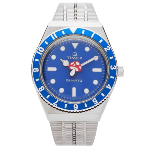 

Timex X seconde/seconde/ q prequel top ring watch, Smurf