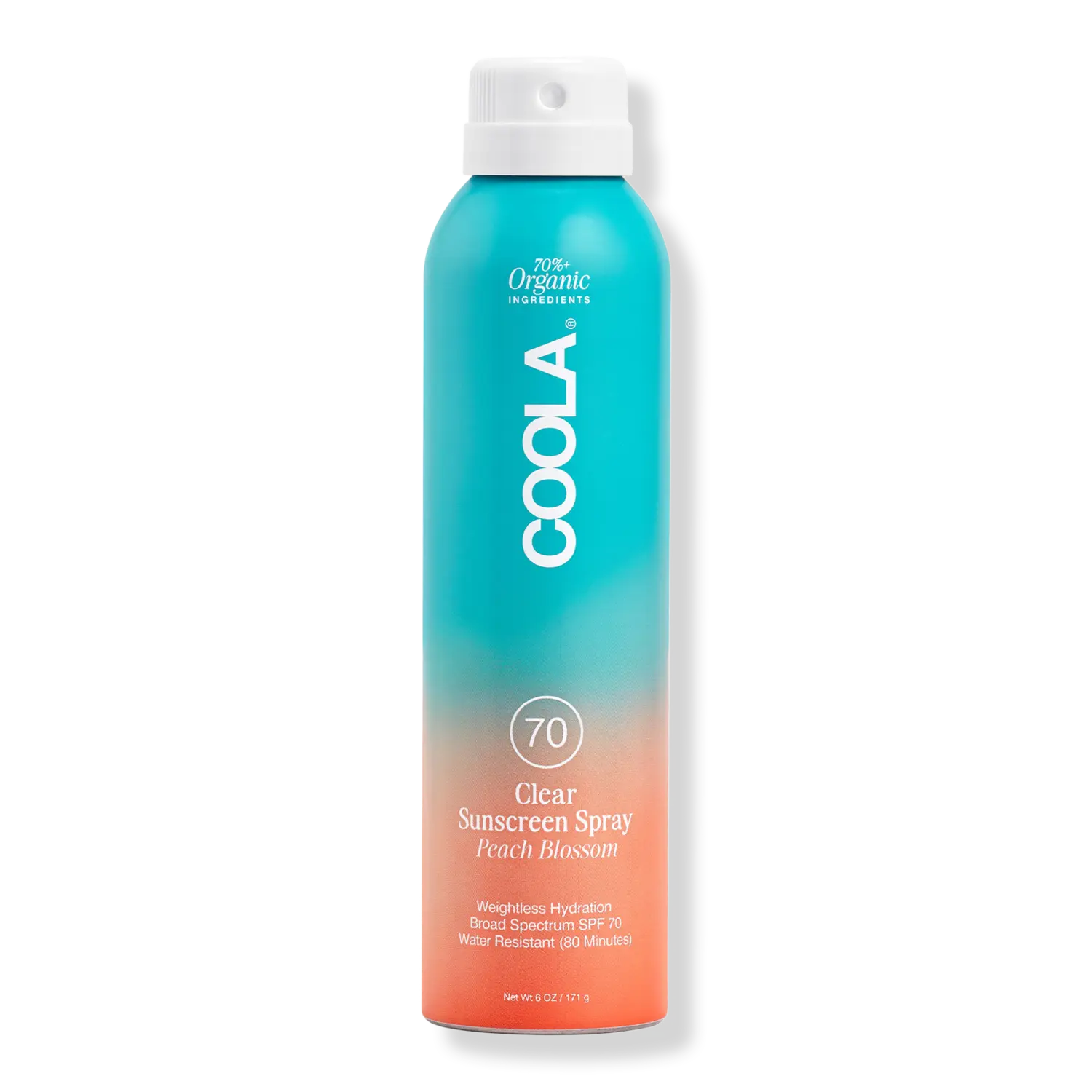 

Классический органический солнцезащитный спрей для тела Цветущий персик SPF 70 COOLA