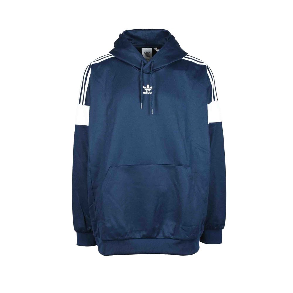 

Синий хлопковый свитер Adidas