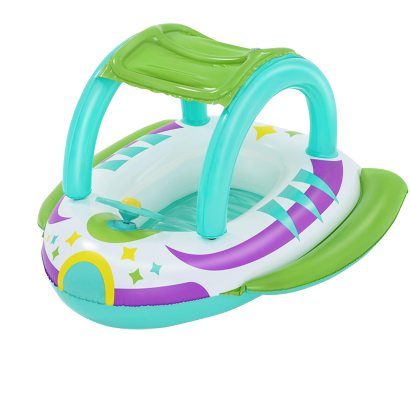 

Детский надувной круг для плавания с защитой от солнца Waterfront Sun Protection Sailboat BESTWAY