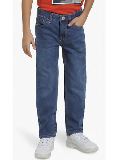 

Джинсы 502 Taper Fit Strong Performance для маленьких мальчиков 4-7X Levi's, цвет Melbourne - Medium Wash
