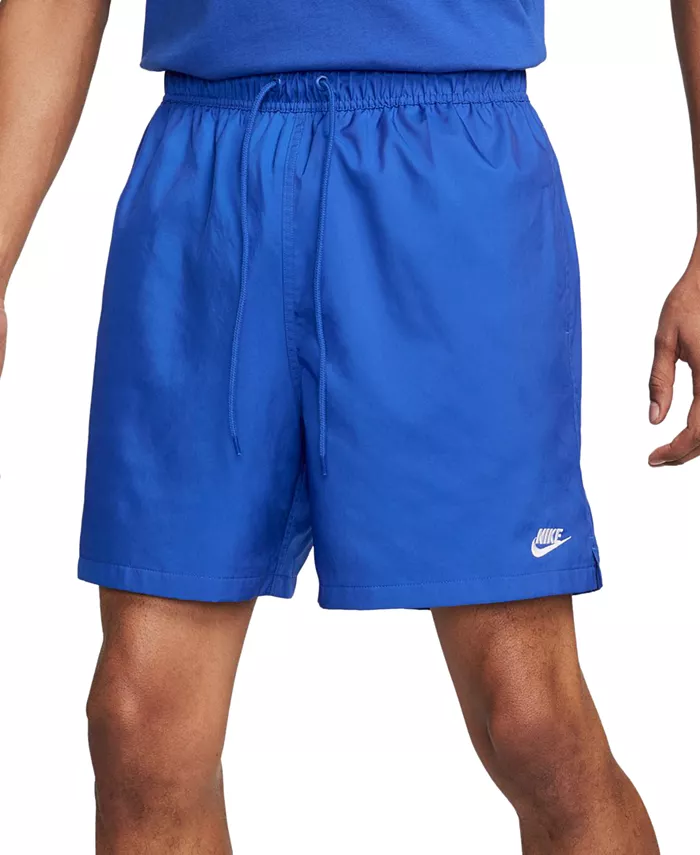 Мужские шорты Club Flow Relaxed-Fit 6" на завязках Nike, синий — фото 3