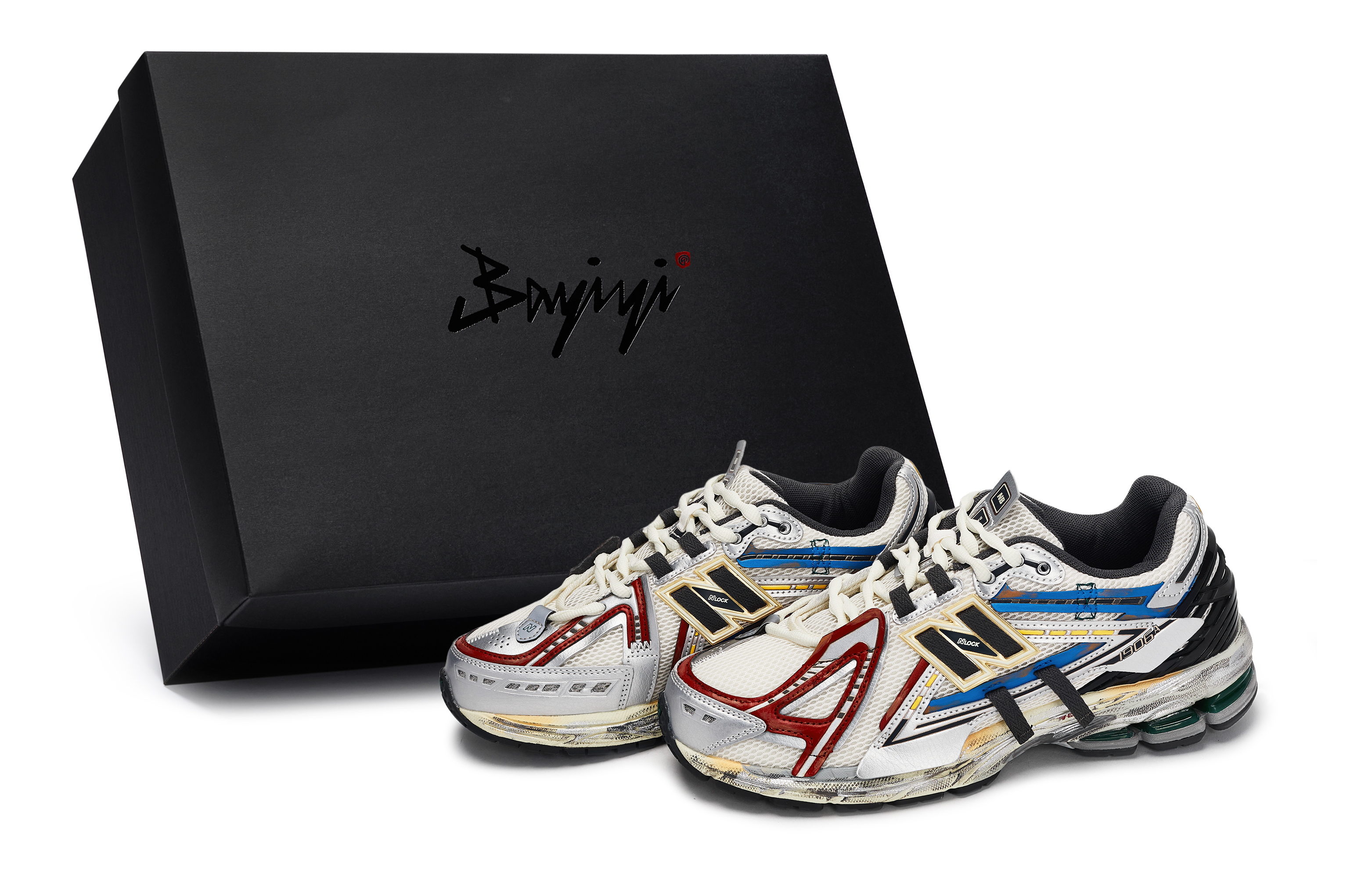 

New Balance 1906 Износостойкие низкие кроссовки для бега, мужские, черные, белые, серые, красные